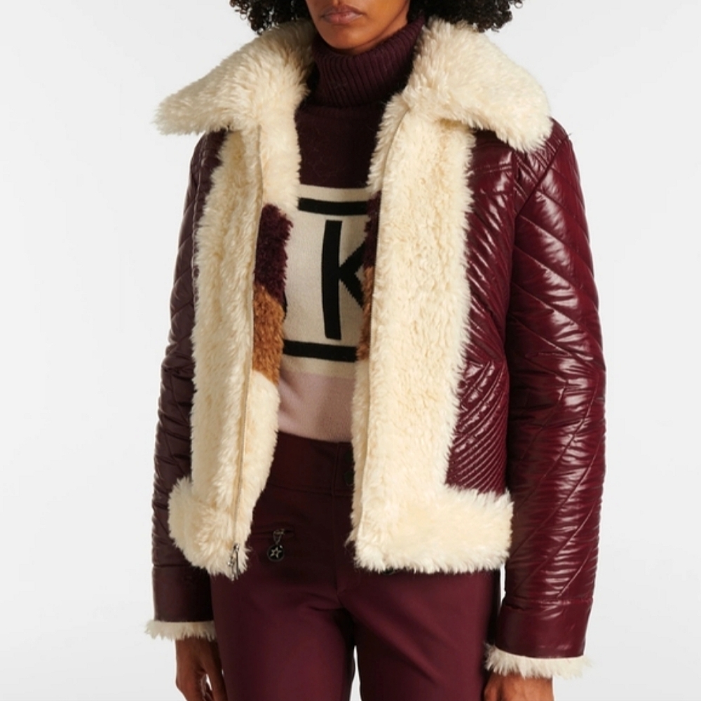 Perfect Moment Luna Faux-Shearling Reversible Jacket Perfect Moment Ski Jacket - Picture 6 of 17